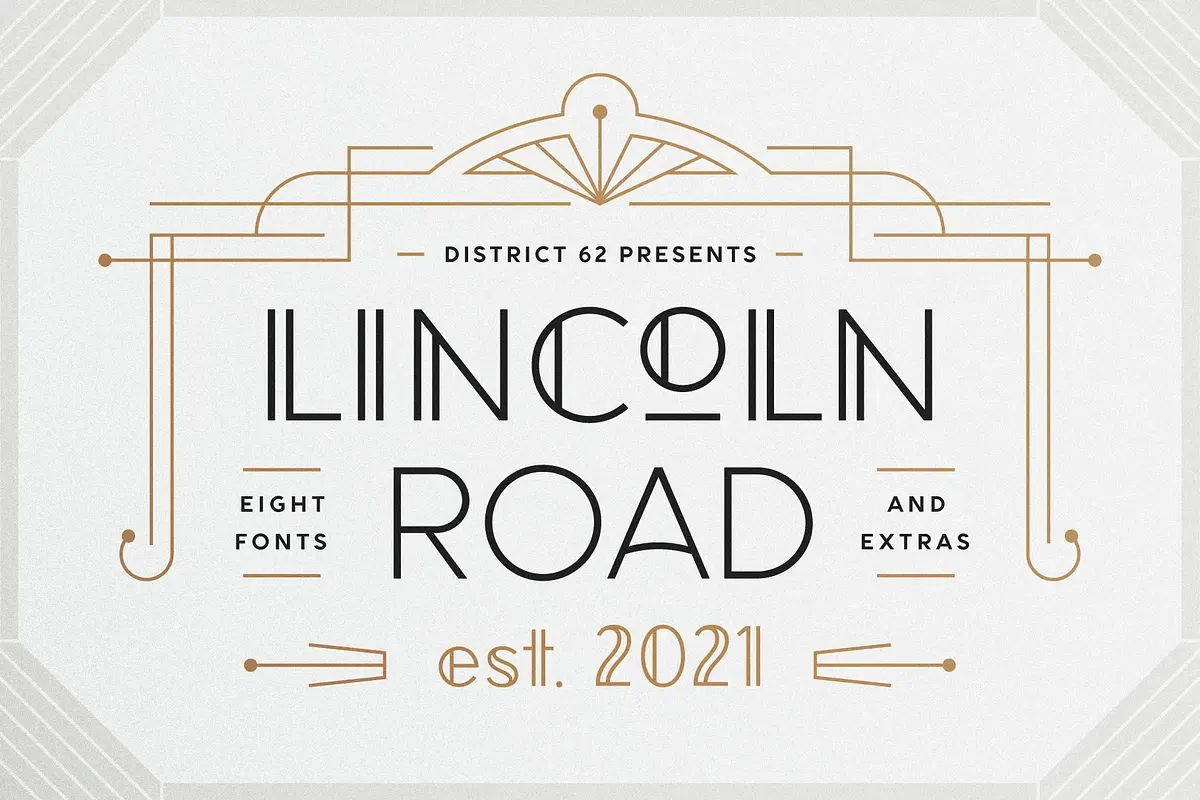 Lincoln Road Font Collection Free Download Free Download