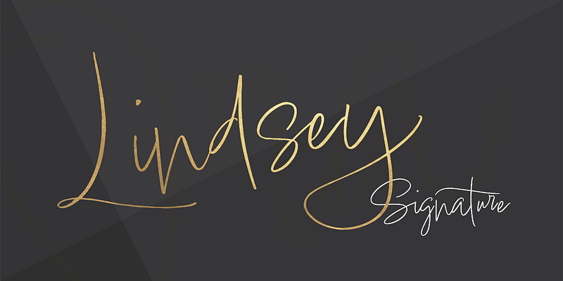 Lindsey Signature Font Free Download Free Download