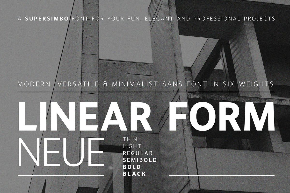 Linear Form Neue | A Sans Serif Font Free Download Free Download