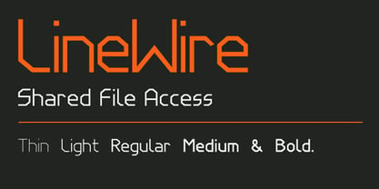 LineWire Font Free Download