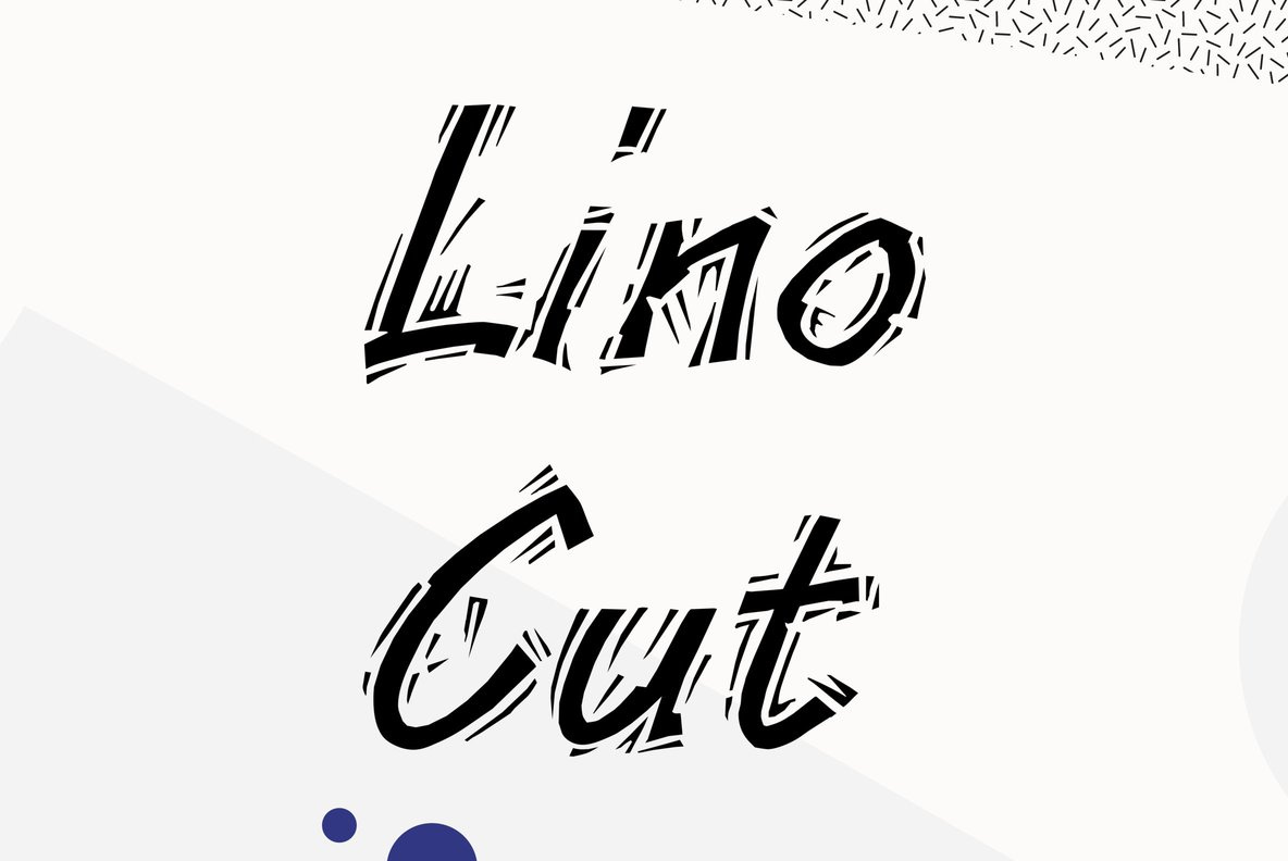 Lino Cut Font Free Download