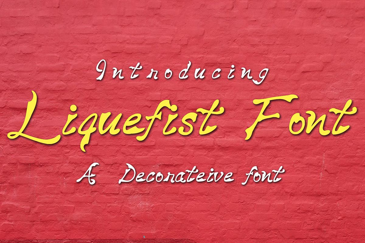 Liquefist Font Free Download Free Download