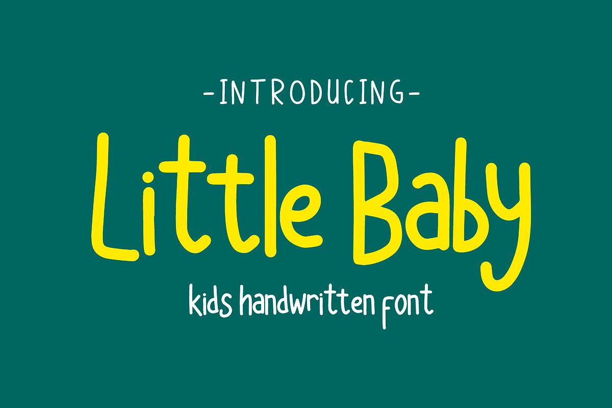 Little baby - Kids Handwritten Font Free Download Free Download