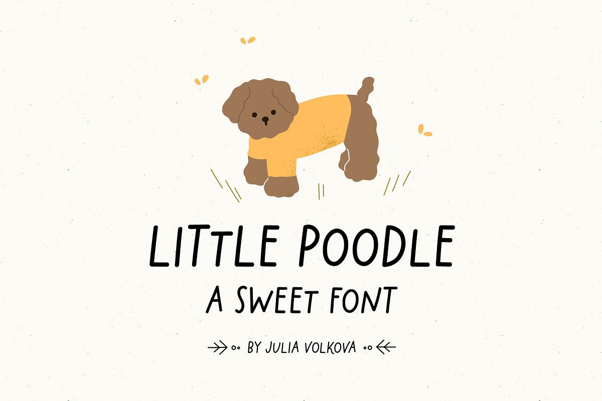 Little poodle | Sweet font Free Download Free Download