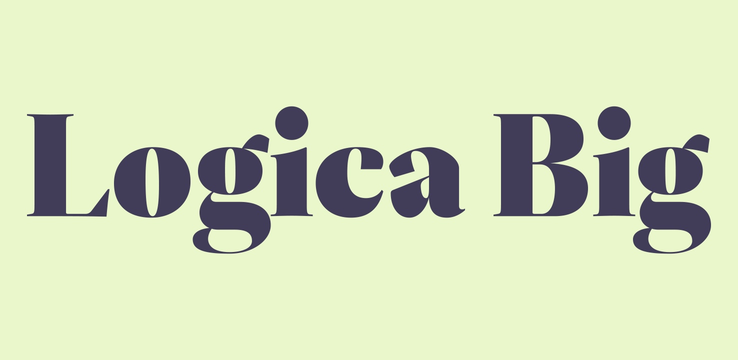 Logica Big Font Free Download