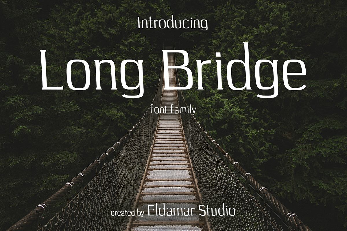 Long Bridge Font Free Download Free Download