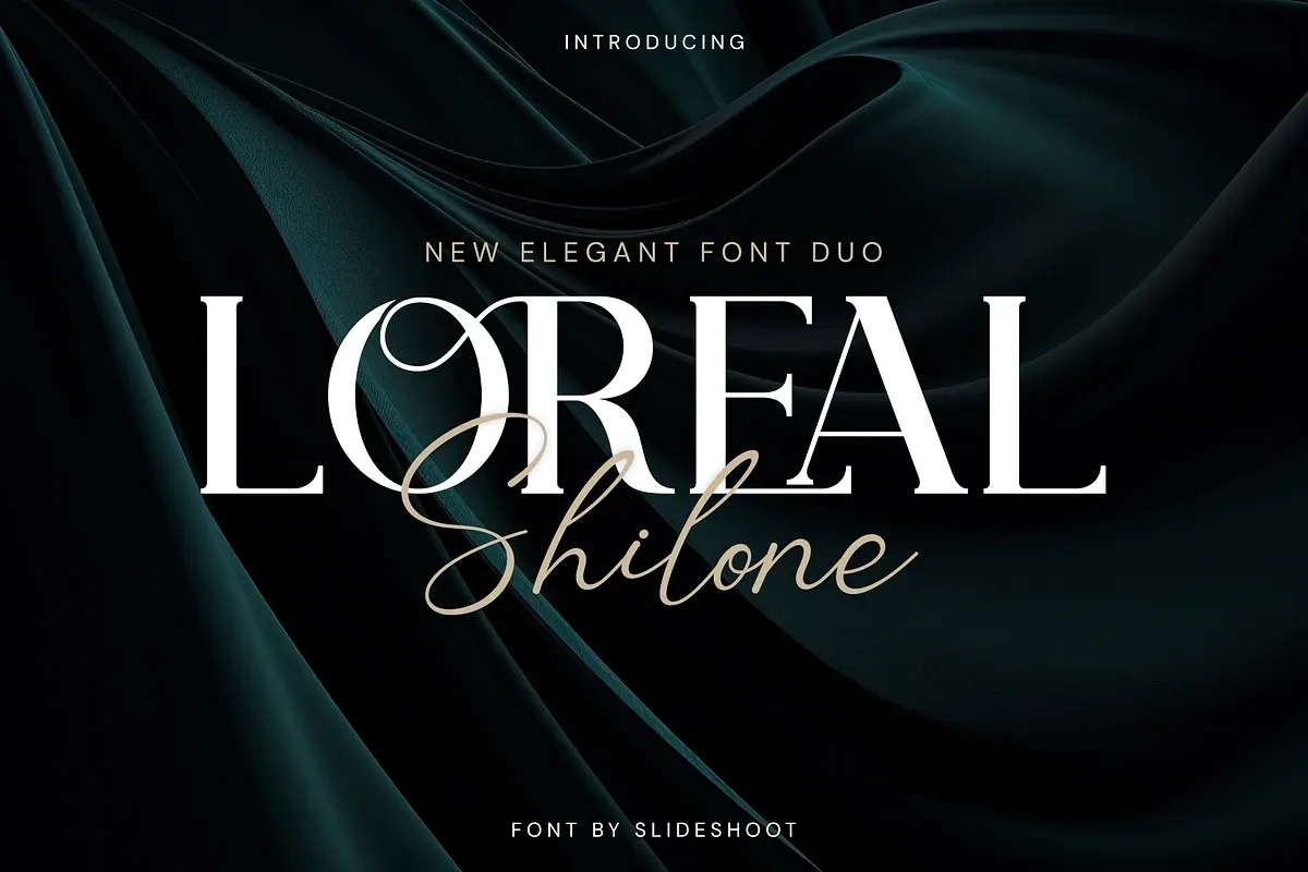 Loreal Shilone - Font Duo Free Download Free Download