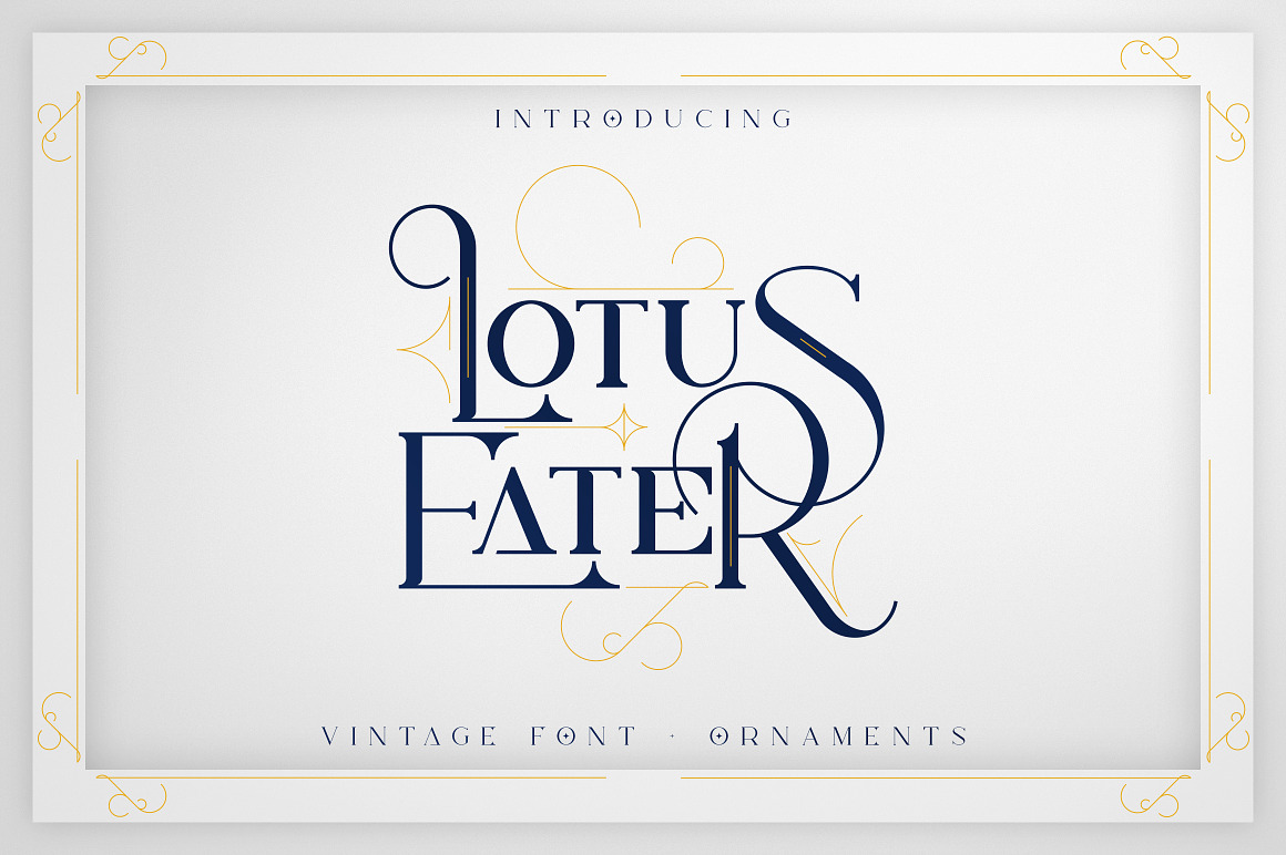 Lotus Eater - Vintage Font Free Download