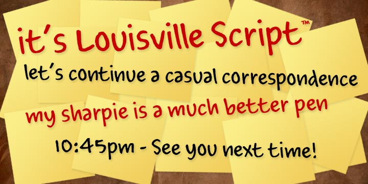 Louisville Script Font Free Download