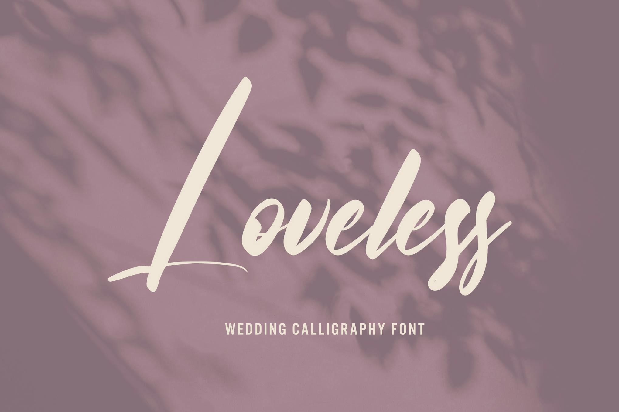 Loveless - Wedding Calligraphy Font Free Download