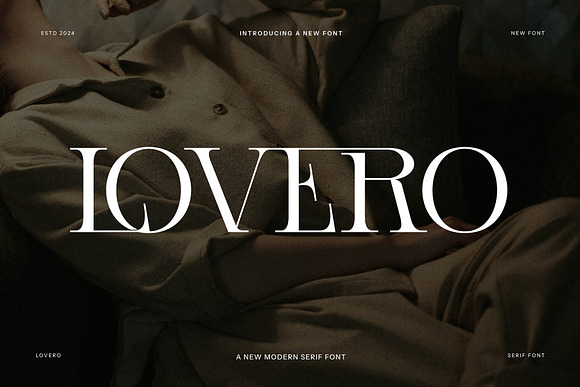 Lovero Modern Serif Font Free Download