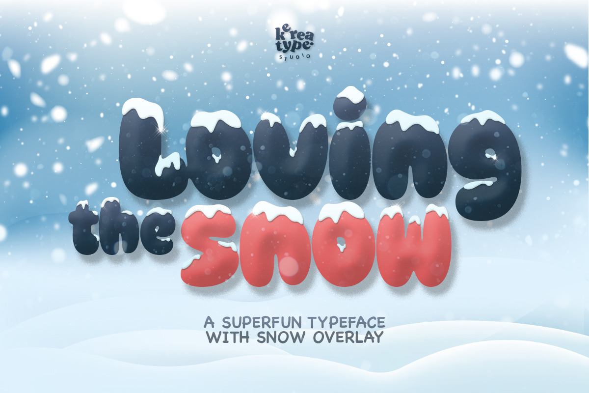 Loving Snow Font Free Download Free Download