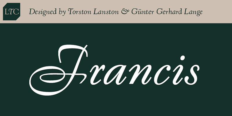 LTC Francis Font Free Download Free Download