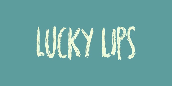 Lucky Lips Font Free Download