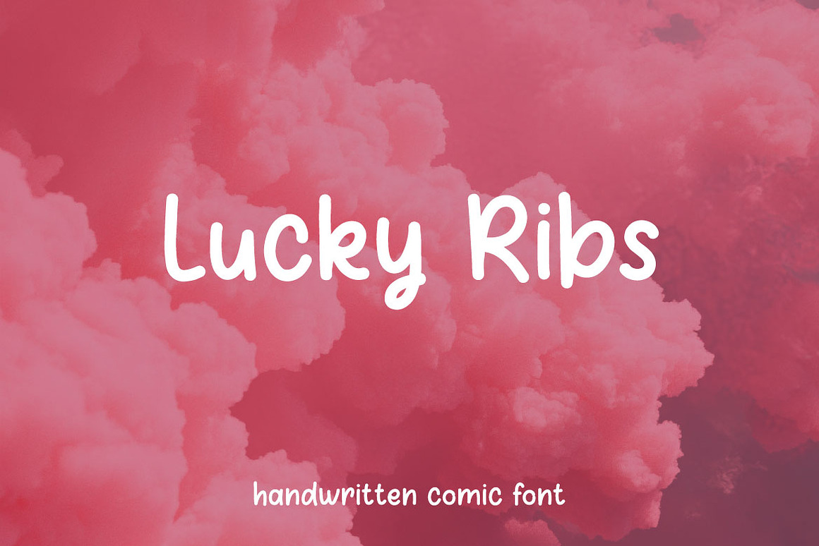 Lucky Ribs - Fun Simple Font Free Download