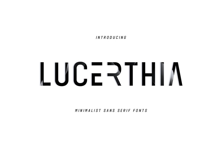 LUCRETHIA - Minimal Sans Serif Fonts Free Download