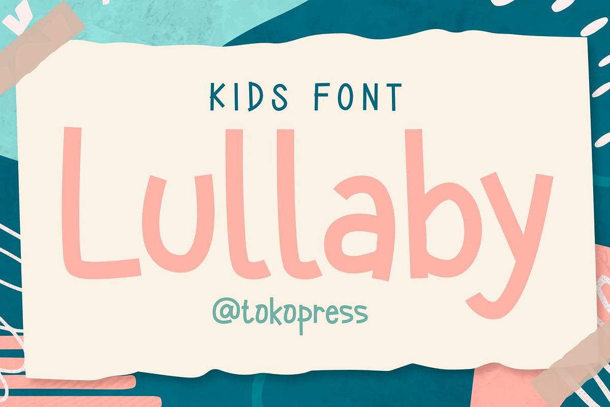 Lullaby - Kids font Free Download Free Download