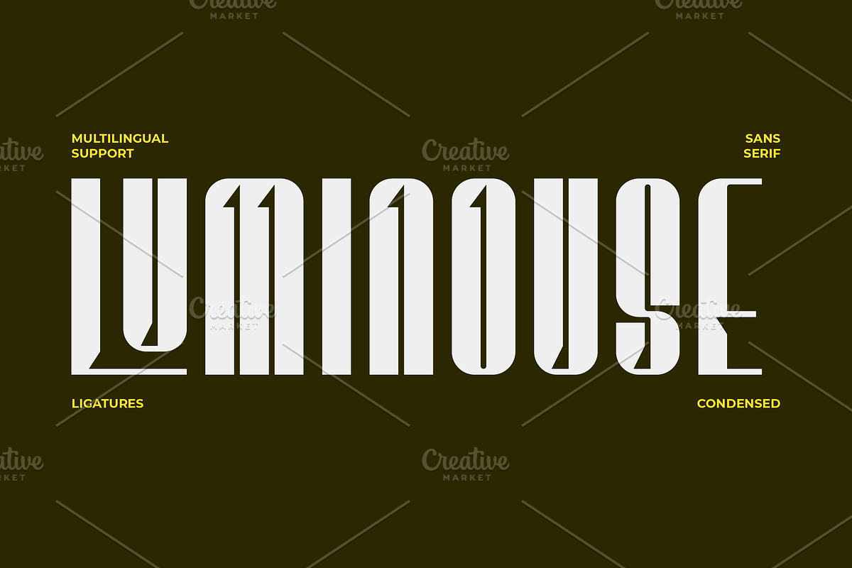 Luminouse Condensed Sans Serif Free Download Free Download