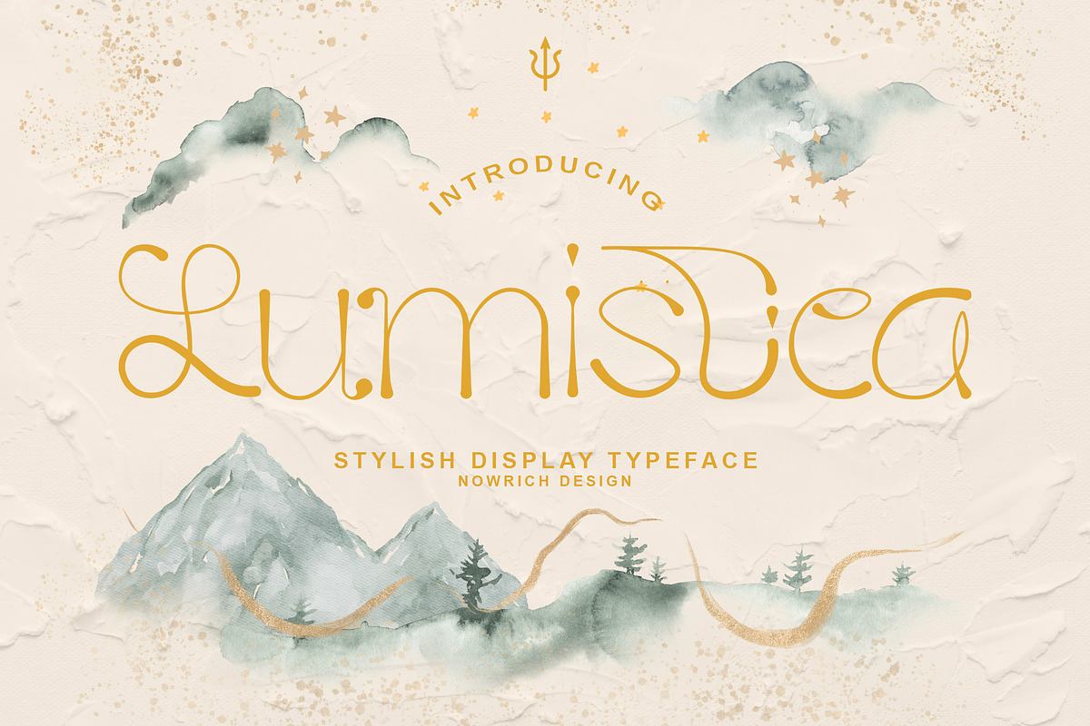 Lumistica Script Display Typeface Free Download Free Download