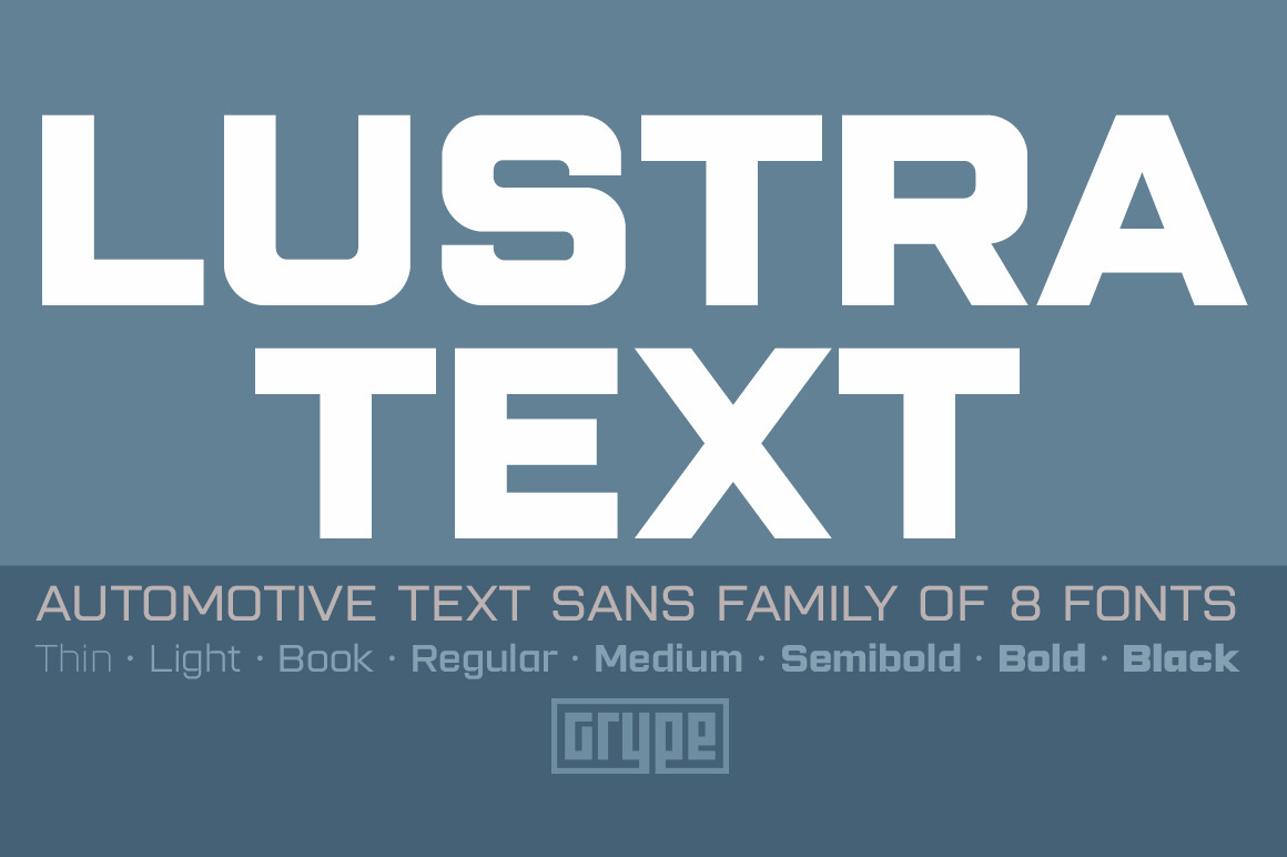 Lustra Text Family Font Free Download