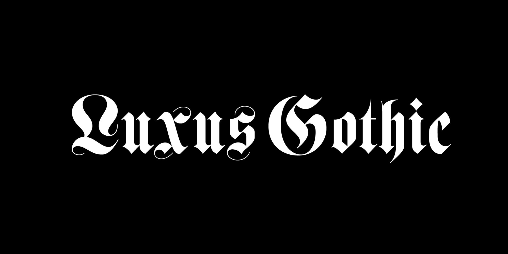 Luxus Gothic Font Free Download