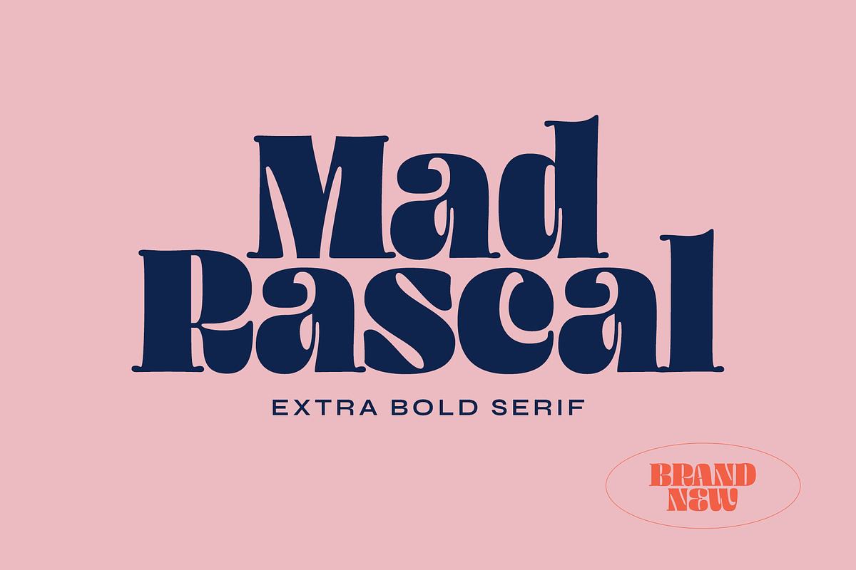 Mad Rascal - Bold Display Serif Free Download Free Download