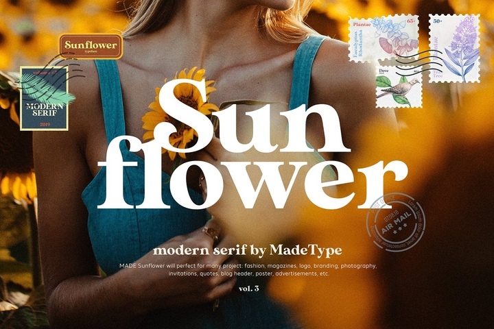 MADE Sunflower, a Serif Font Free Download