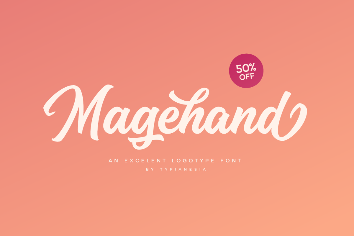 Magehand Logo Font Free Download Free Download