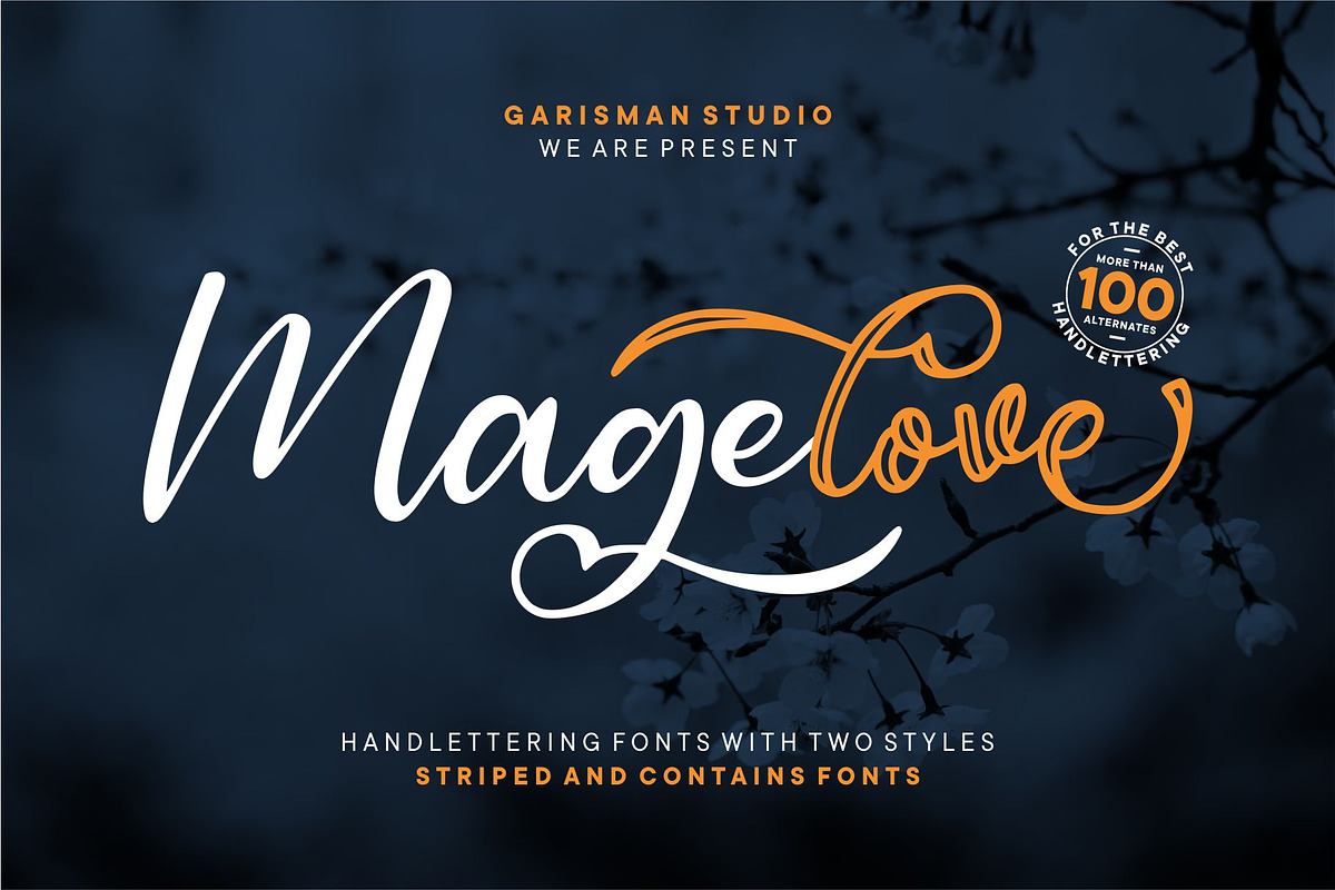 Magelove - Two Style Font Free Download Free Download