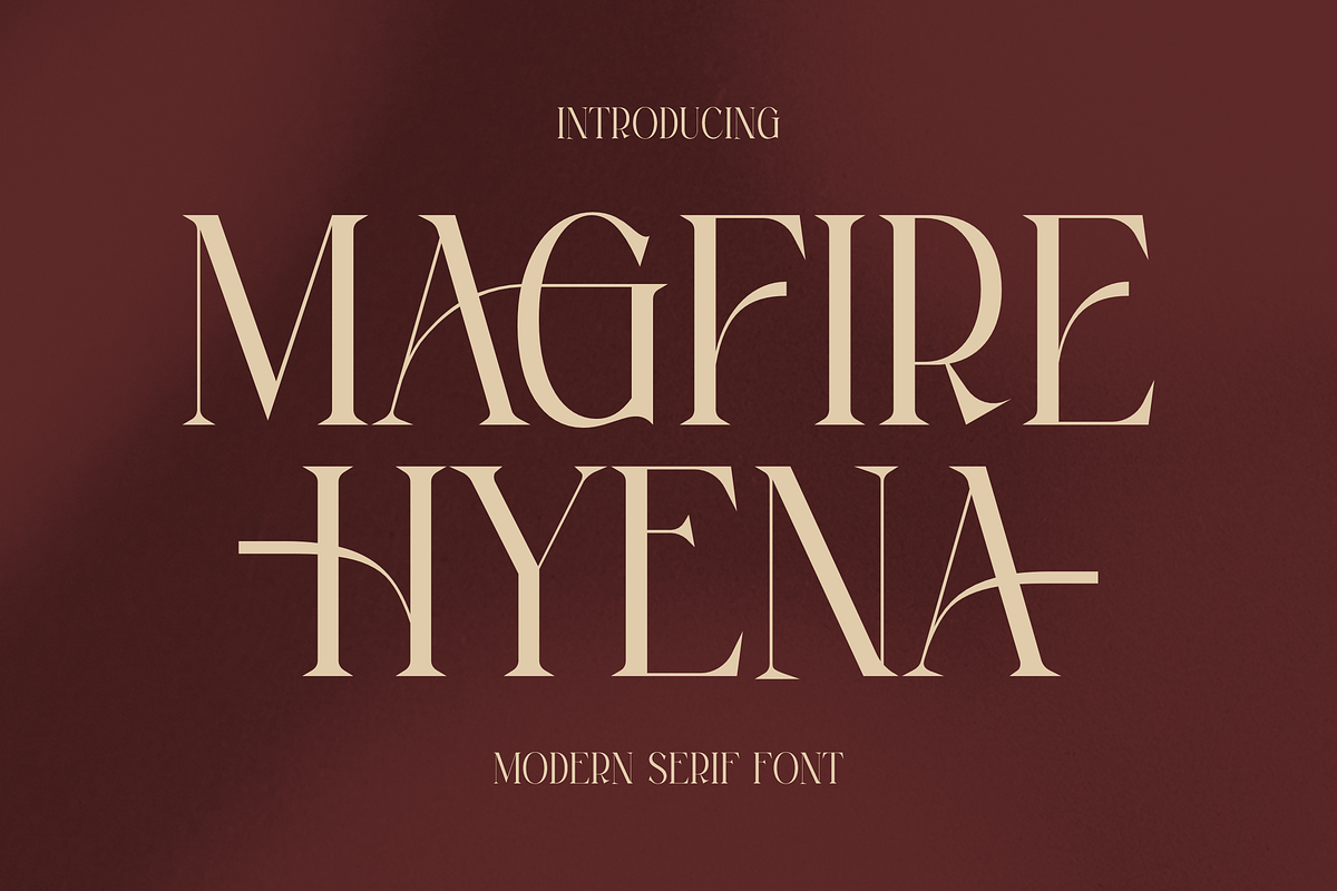 Magfire Hyena Modern Serif Font Free Download Free Download