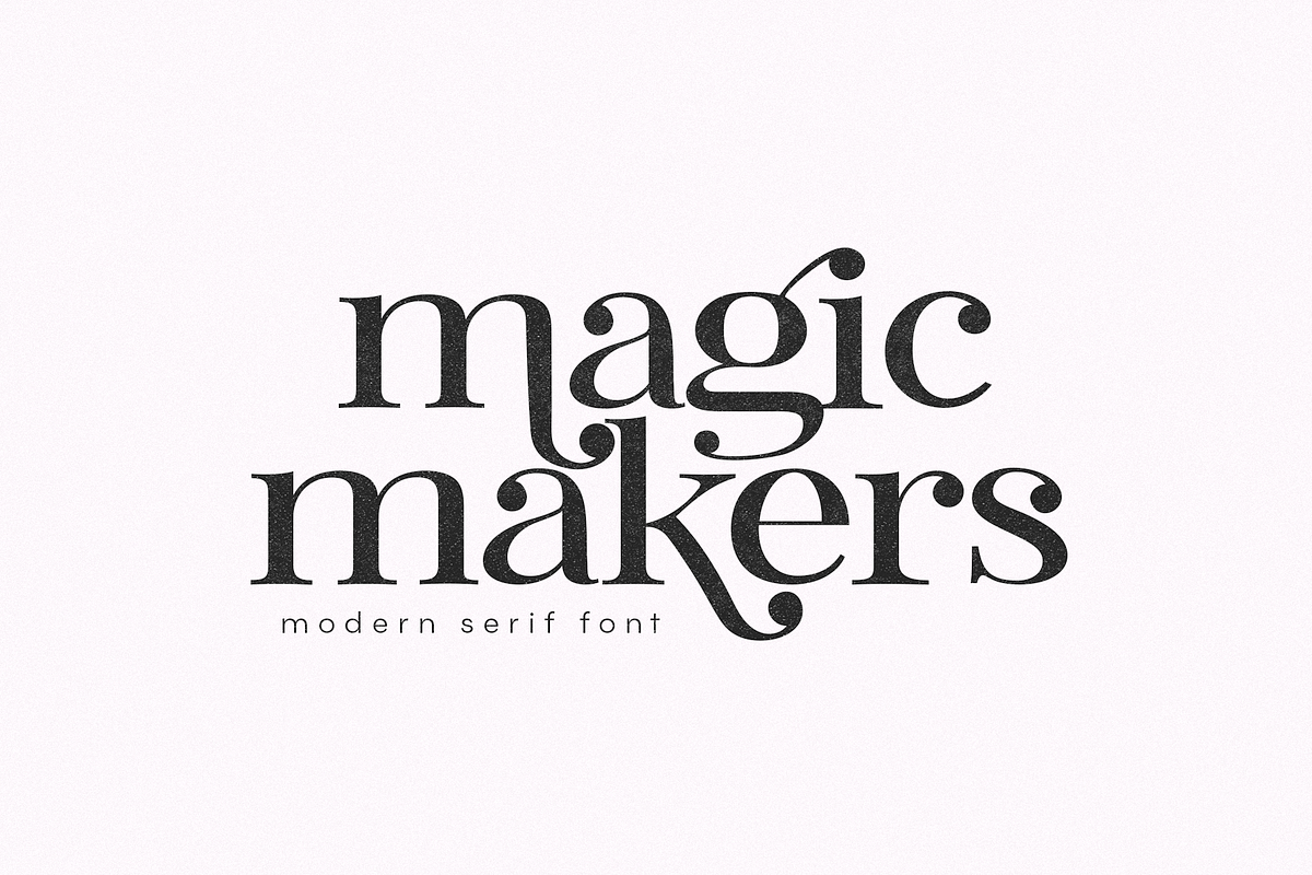 Magic Makers | Modern Serif Font Free Download Free Download