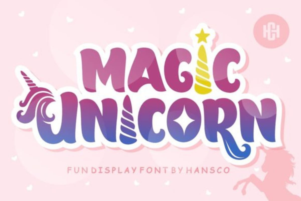 Magic Unicorn Font Free Download Free Download