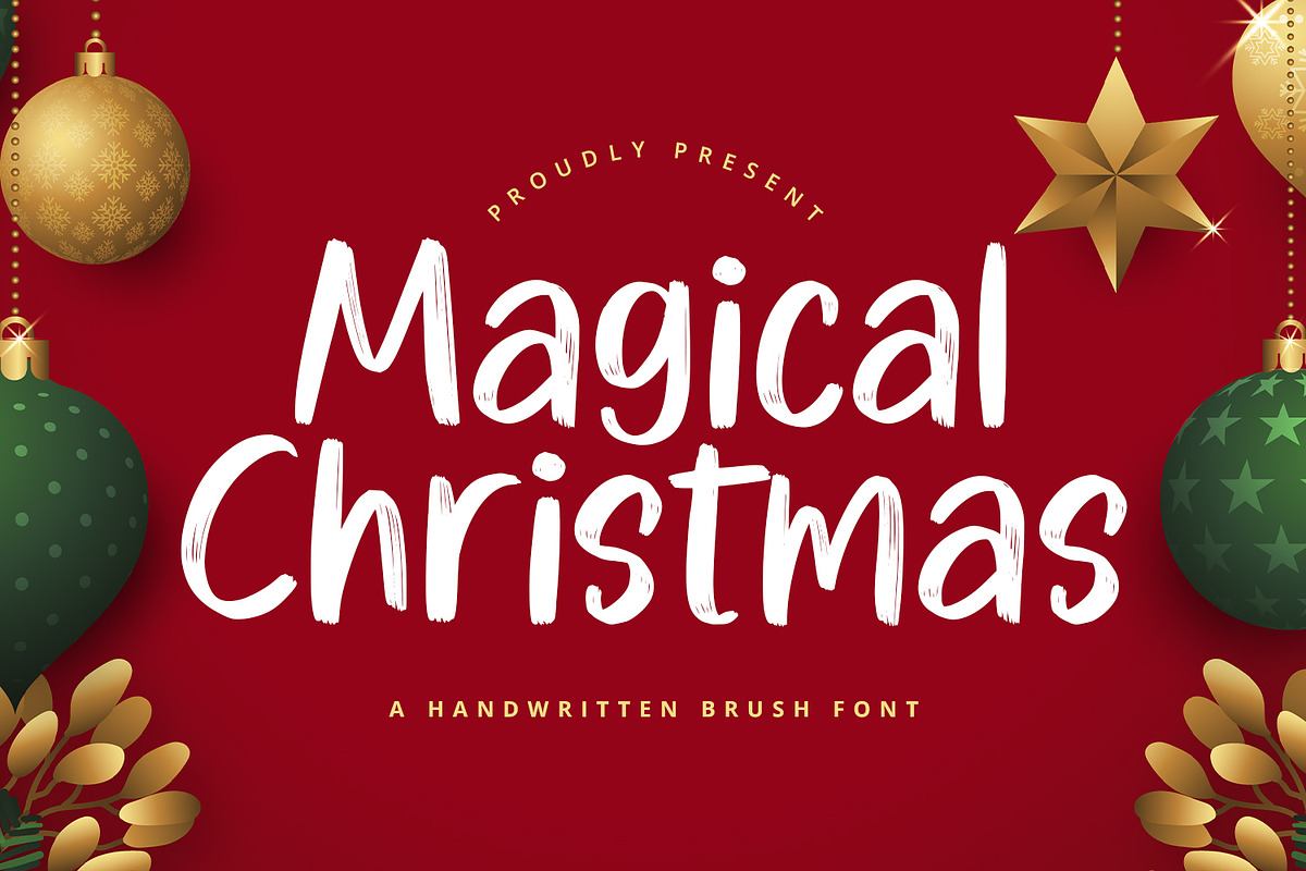 Magical Christmas - Handwritten Font Free Download Free Download