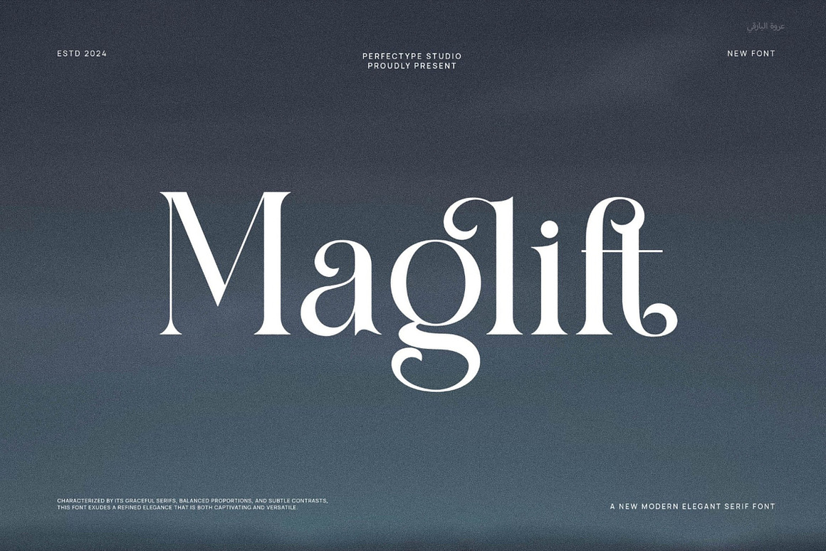 Maglift Elegant Serif Font Free Download