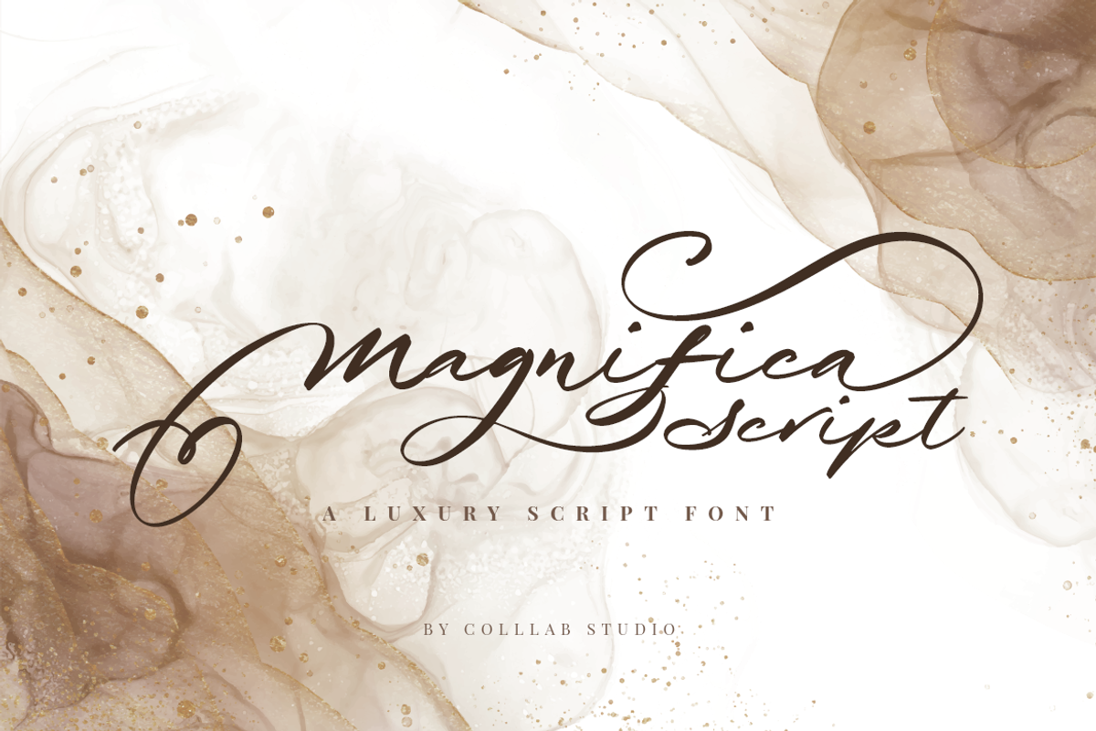 Magnifica Script | A Luxury Font Free Download Free Download