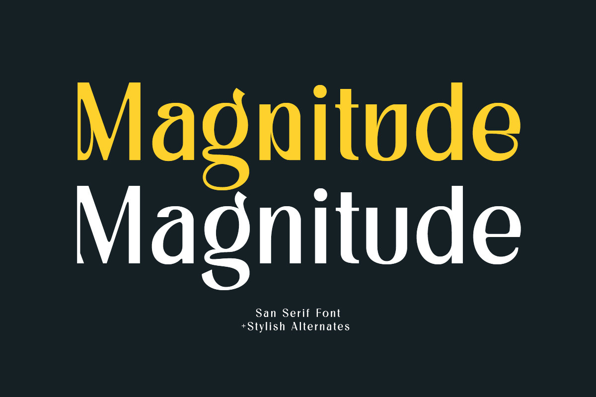 Magnitude Font Free Download