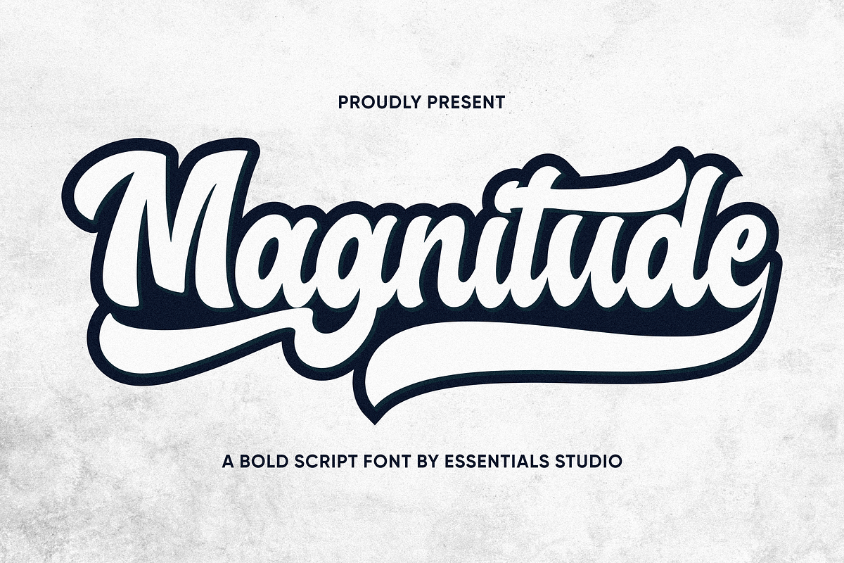 Magnitude - Bold Script Font Free Download Free Download