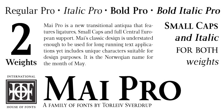 Mai Pro Font Free Download