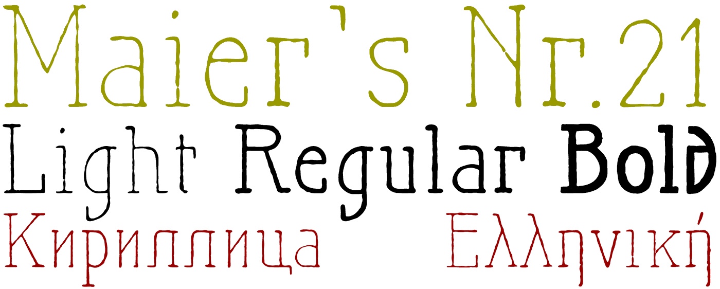 Maiers Nr21 Pro Font Free Download