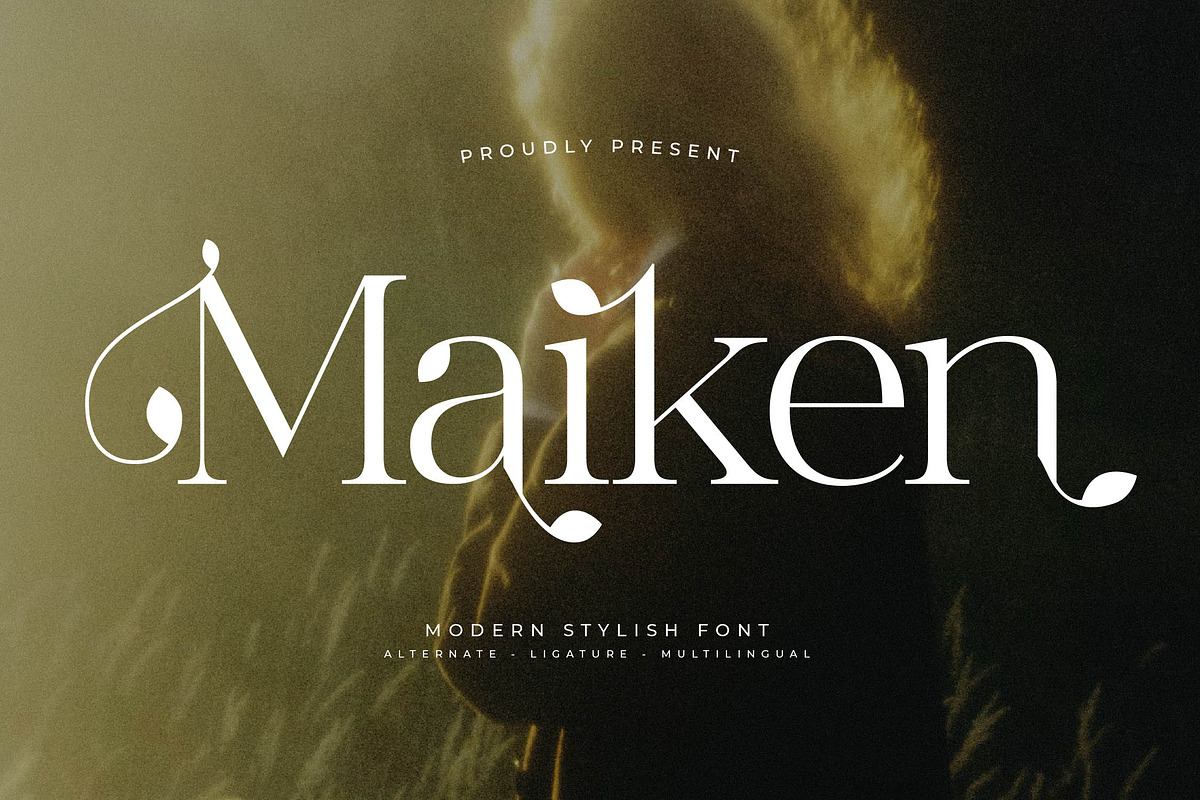 Maiken Modern Stylish Font Free Download Free Download