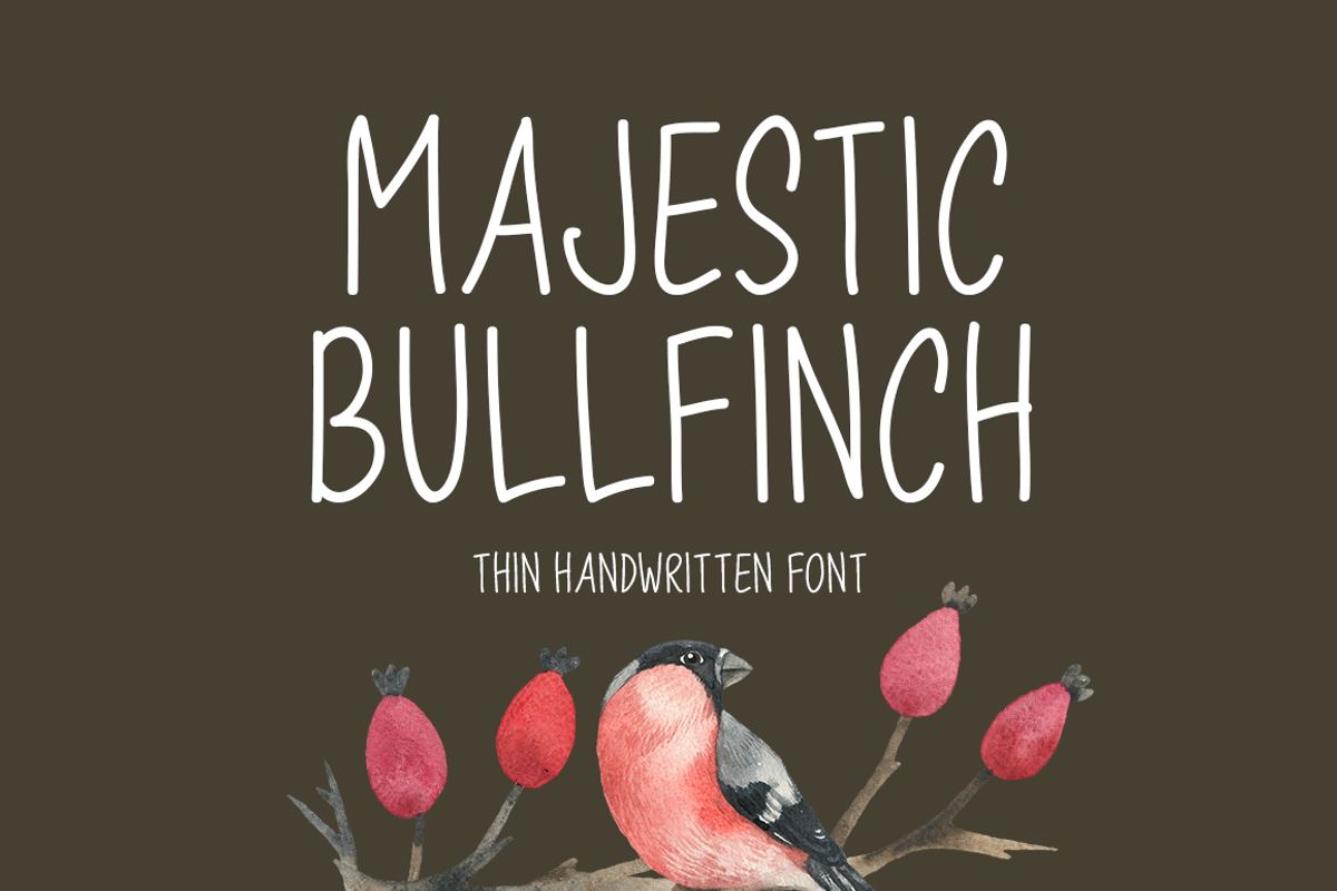 Majestic Bullfinch Typeface Free Download Free Download