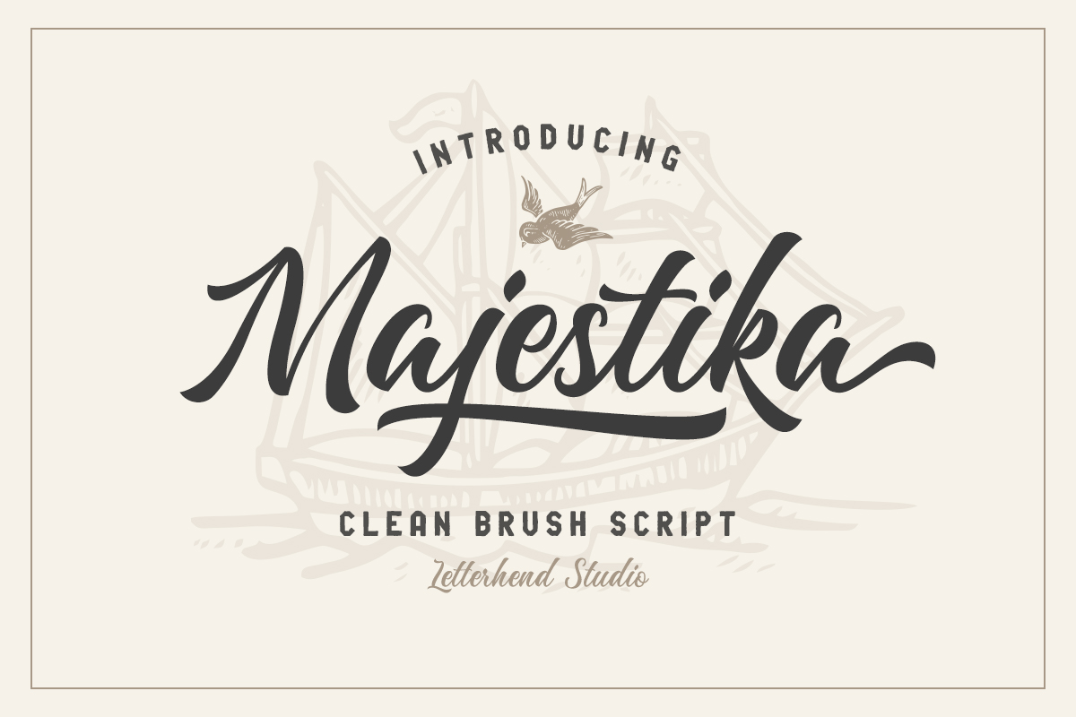 Majestika Script Font Free Download