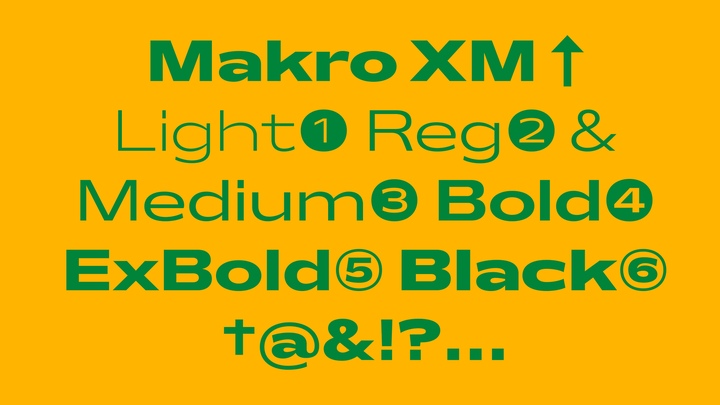 Makro XM Font Free Download