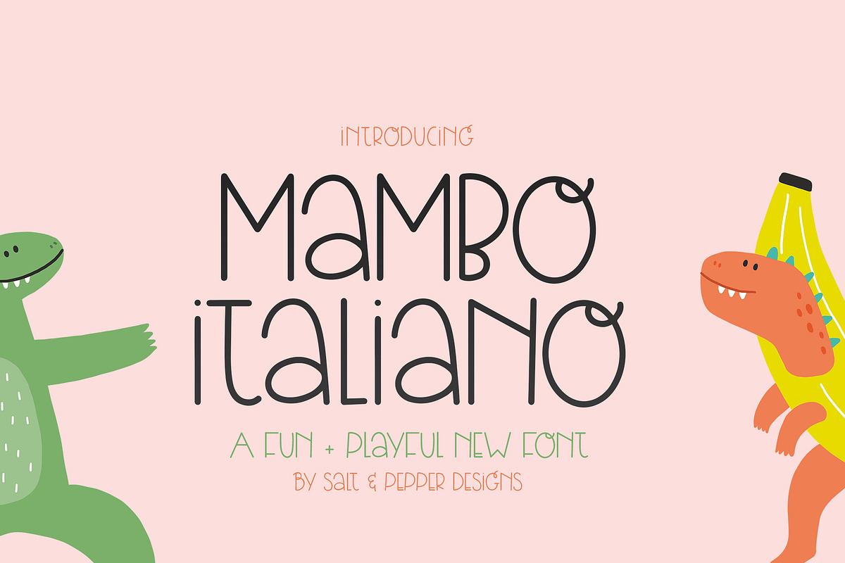 Mambo Italiano Font Free Download Free Download