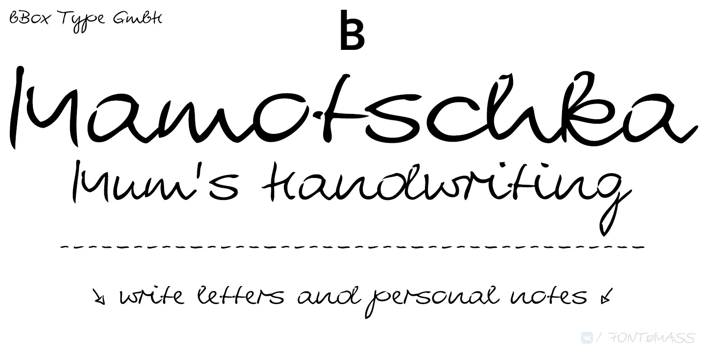 Mamotschka Font Free Download