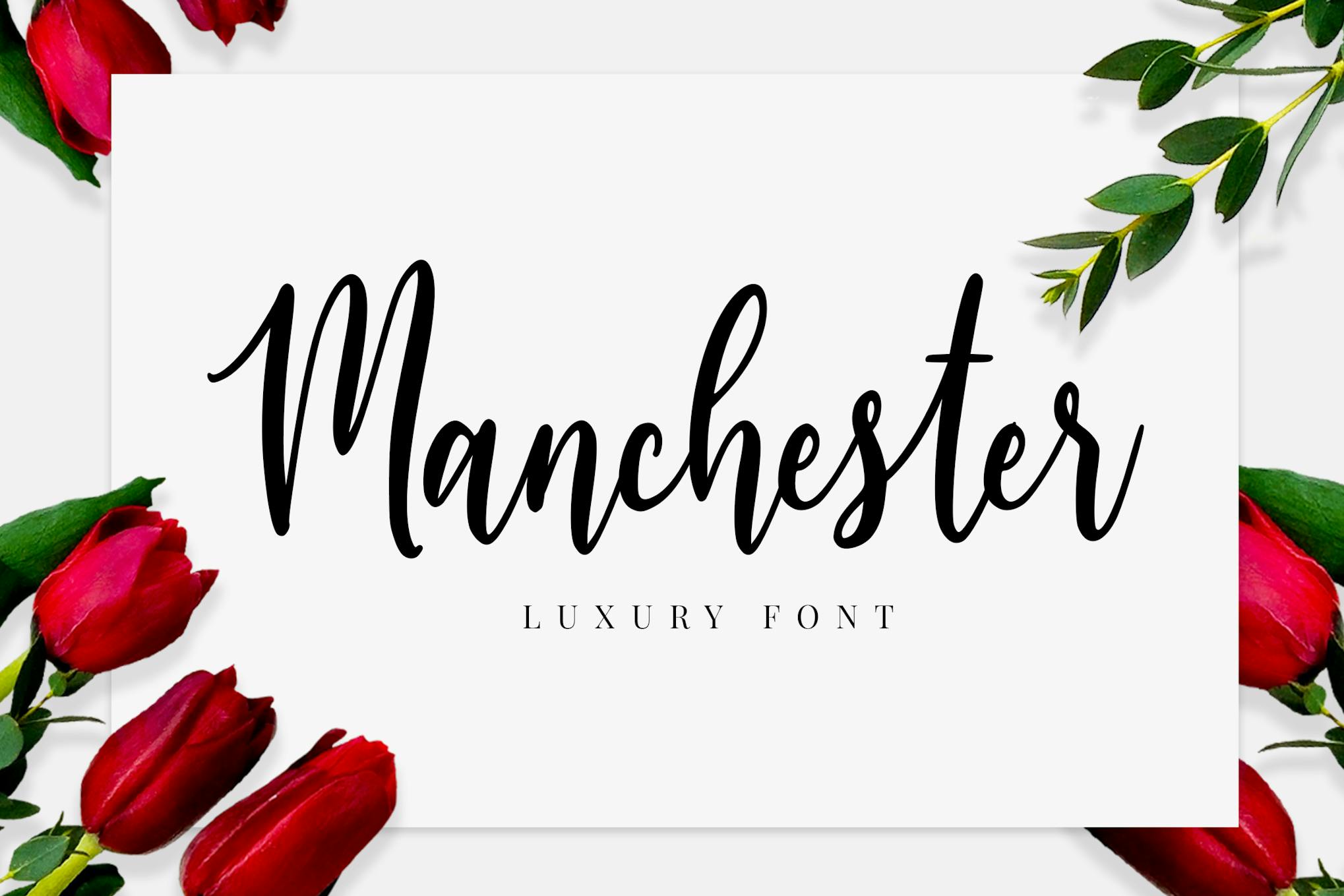 Manchester - Wedding Font Free Download