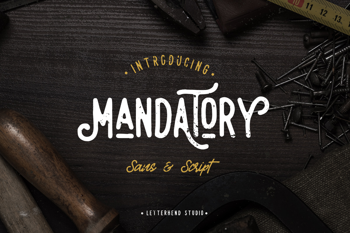 Mandatory - Vintage Font Duo Free Download