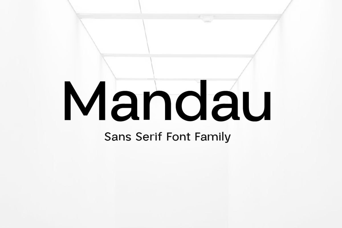 Mandau Sans Serif Font Family Free Download Free Download