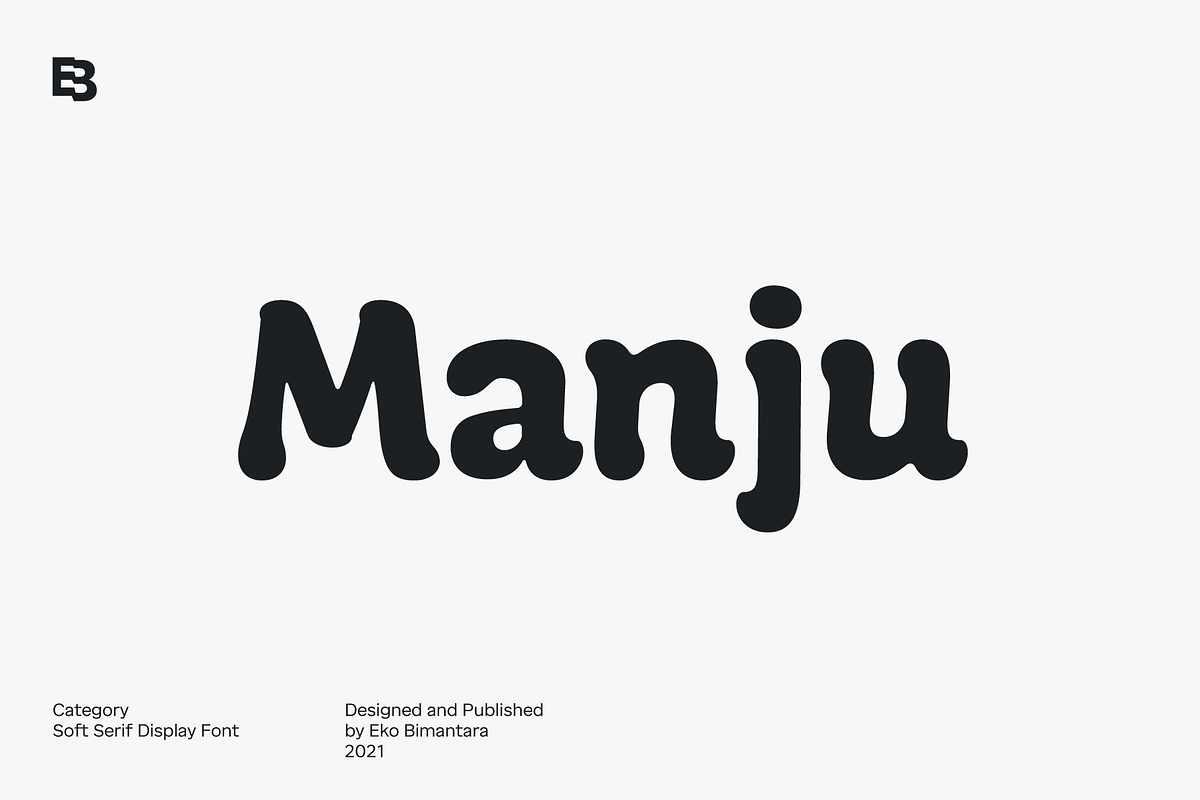 Manju; Retro Soft Display Font Free Download Free Download