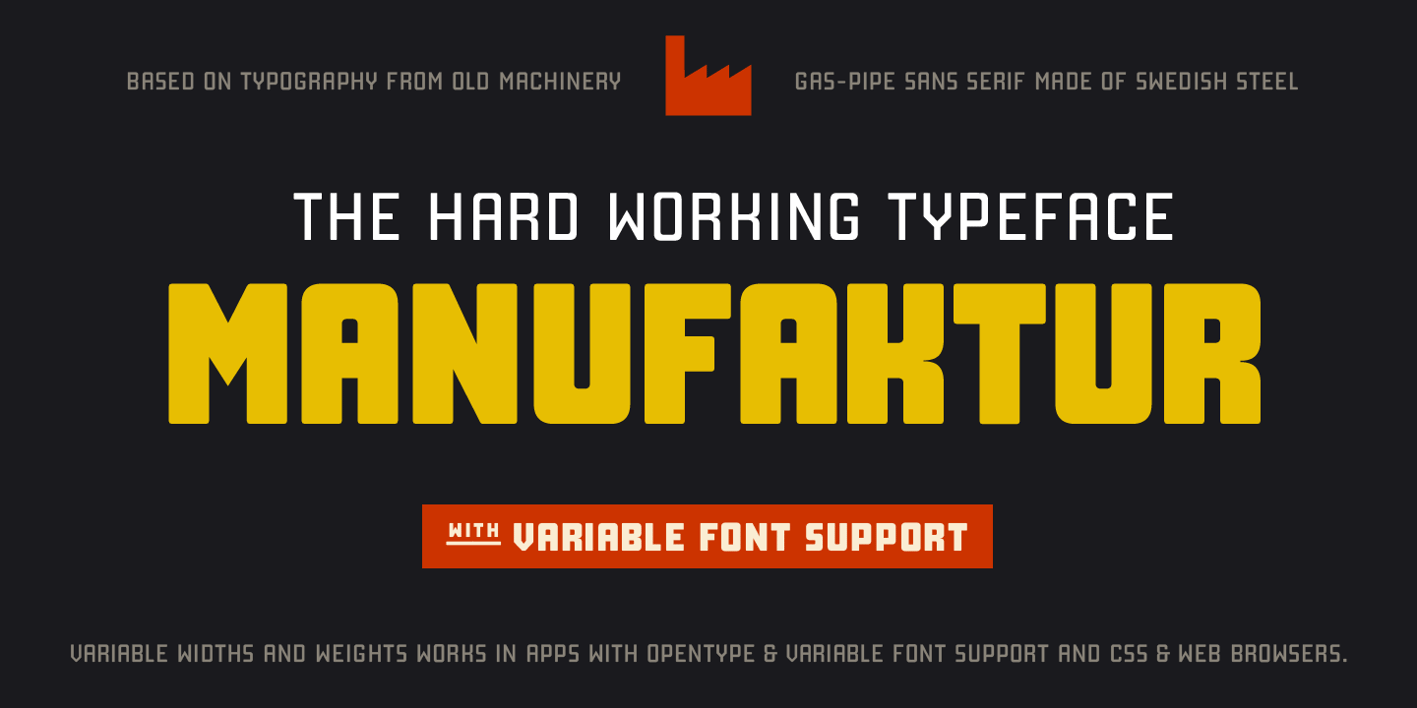 Manufaktur Font Free Download